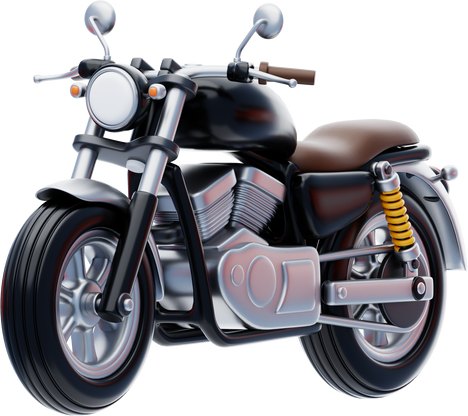 Motorbike 3d Illustration